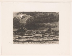 Schip in nood dicht bij de haven