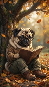 Scholarly Pug