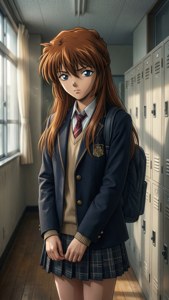 School Corridor Glimpse