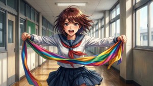 School Hallway Cheer