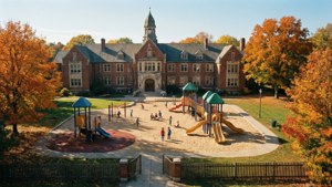 Schoolyard Autumn