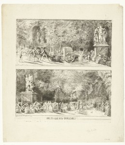 Schouwspel in de Tuilerieën
