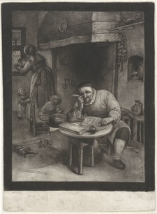Schrijvende boer