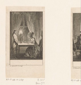 Schrijvende dame