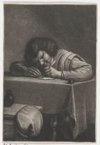 Schrijvende man