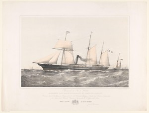 Schroefstoomschip Mohammed Said, Marie de Brabant et Comte de Hainaut varend op zee