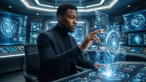 Sci-Fi Control Room