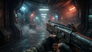 Sci-Fi Corridor Standoff