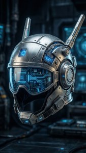 Sci-Fi Robot Pilot Hat
