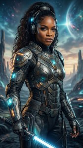 Sci-Fi Warrior Queen