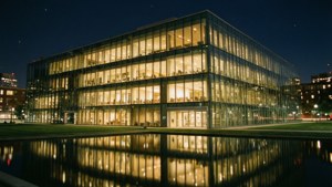 Science Center Night Glow