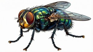 Scientific Housefly Vector