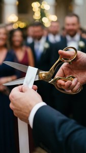 Scissors and Ribbon