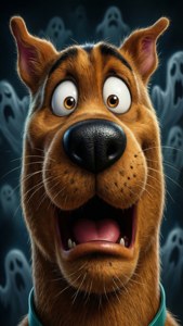Scooby's Scared Face
