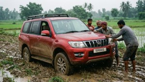 Scorpio Stuck in Monsoon
