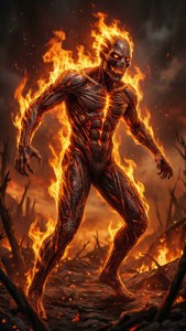 SCP-457 Inferno Being