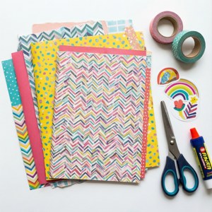 Scrapbooking Flat Lay