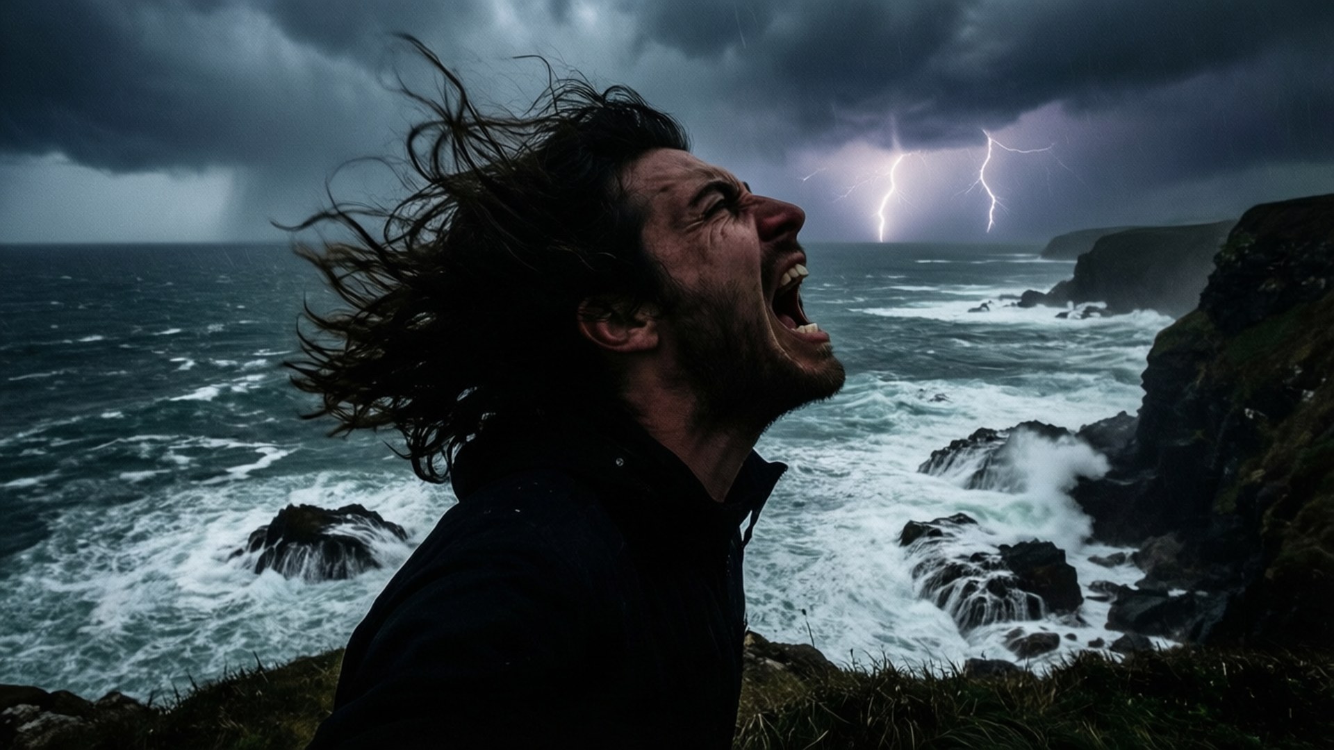 Scream at the Sea by Wallpapers.art Studio