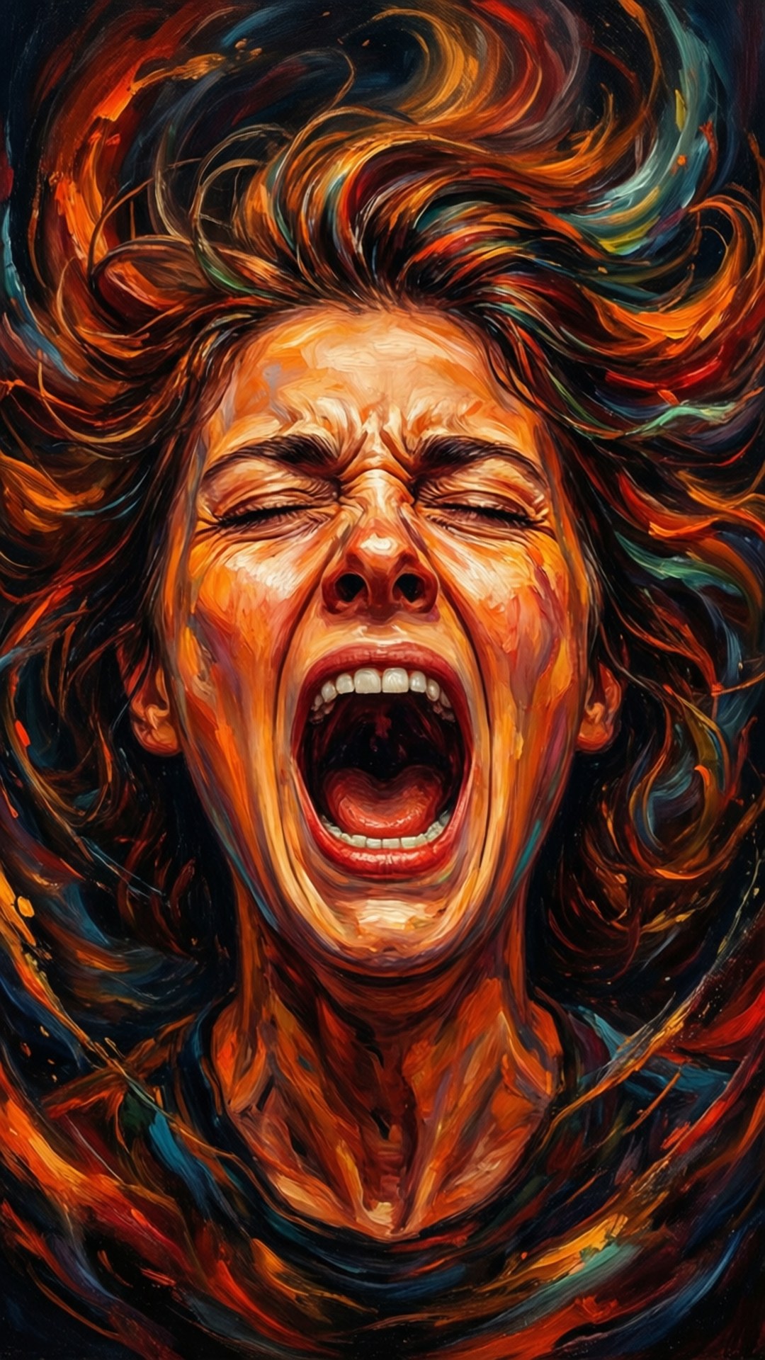 Scream of the Void by Wallpapers.art Studio