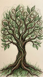 Scribble Tree Doodle