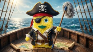 Scrubbeard the Pirate