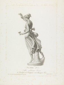 Sculptuur van de Griekse godin Hebe