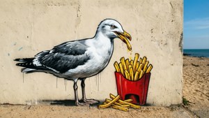 Seagull French Fry Thief