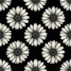 Seamless Daisy Pattern