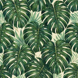 Seamless Monstera Pattern