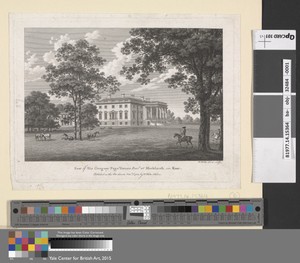 Seat of Sir Gregory Page Turner Bart at Blackheath in Kent