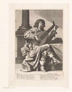 Seated Man with a Lute