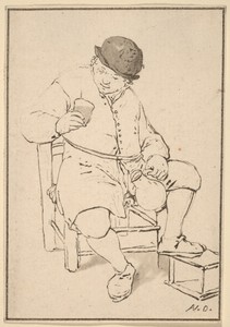 Seated Peasant with Jug