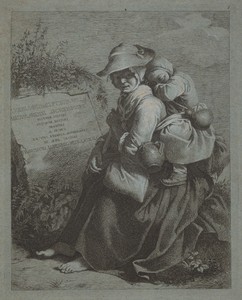 Seated Peasant Woman with Sleeping Child