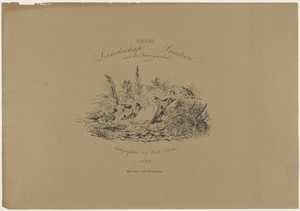 Sechs Landschaftstudien nach der Natur
