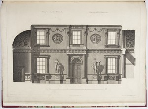 Section of the Long Side of Entrance Hall at Syon House, Middlesex, in Works in Architecture of Robert and James Adam, Vol. II, 2nd Edition