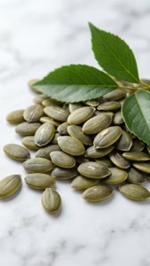 Seeds on Marble