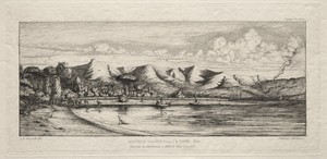 Seine Fishing off Charcoal Burners' Point, Akaroa, Banks' Peninsula, 1845