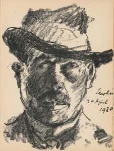 Selbstbildnis (Self-Portrait) from Deutsche Graphiker der Gegenwart (German Printmakers of Our Time)
