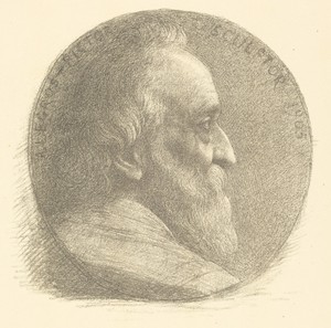 Self-Portrait, Medallion, No.1, 9th plate