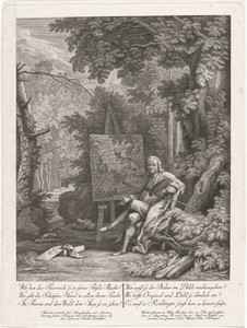 Self-Portrait of the Artist's Father in a Forest