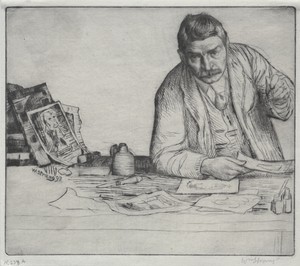 Self-Portrait - "The Etcher"