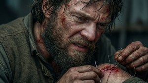 Self-Stitching Wound