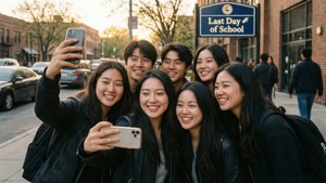 Selfie at the Sign