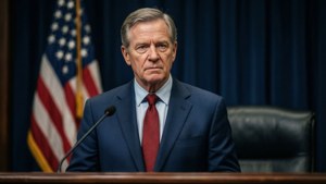 Senator at the Podium