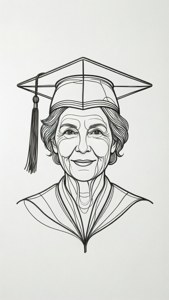 Senior Class Line Art