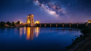 Sennar Dam Night