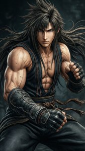 Sephiroth Warrior Stance