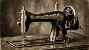 Sepia Antique Machine