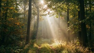 September Forest Light
