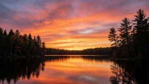 September Sunset Serenity